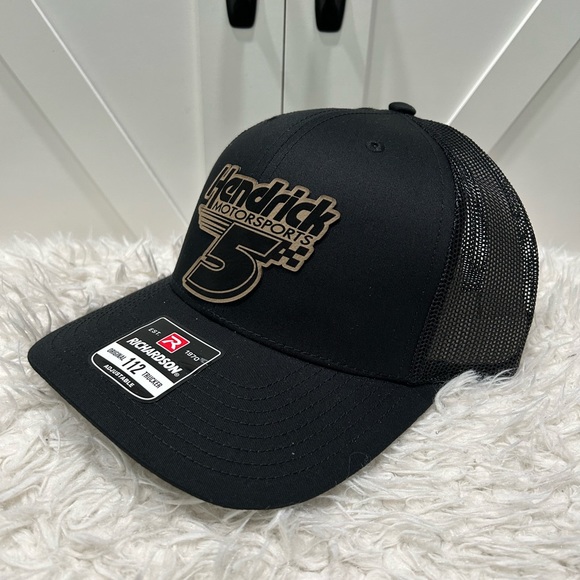 Laser engraved, Hendrick Motorsports #5 Richardson 112 trucker hat. - Picture 5 of 8